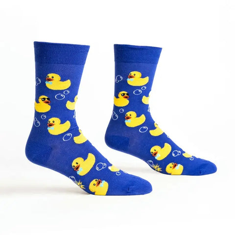 Rubber Duckie Crew Socks L/XL