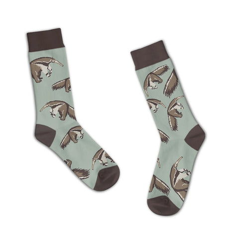 Giant Anteater (Slate Blue) Unisex Crew Socks