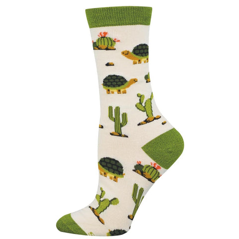 Deserted Tortoise (Ivory) Bamboo Crew S/M