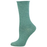 Roll Top Bamboo (Asst. Colors) Crew Socks S/M