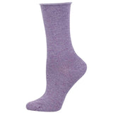 Roll Top Bamboo (Asst. Colors) Crew Socks S/M