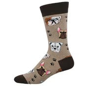 Bully Mugs (Hemp Heather) Crew Socks L/XL