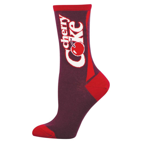 Cherry Coke® (Maroon) Crew Socks S/M
