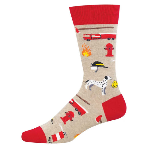 Firefighters Essentials (Hemp Heather) Crew Socks L/XL