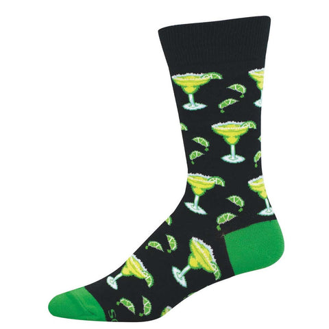 Margarita And Lime (Black) Crew Socks L/XL