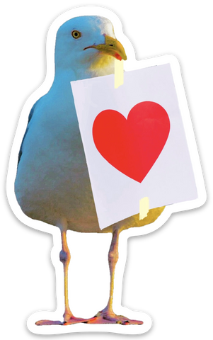 Patrick The Seagull, ❤️ Valentine's Bandit Sticker