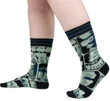 Too Cool to Floss Teeth X-Ray Unisex Crew Socks