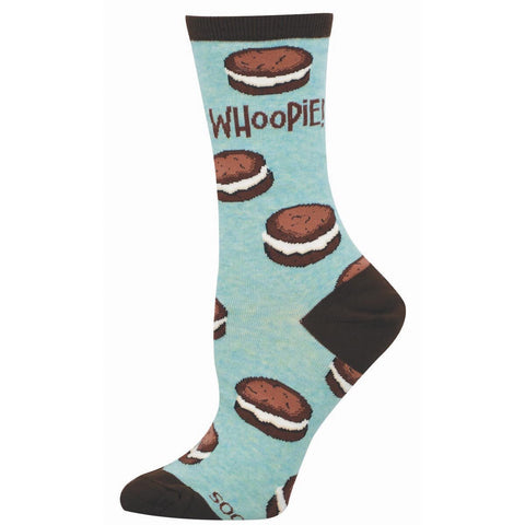 Whoopie! (Mint Heather) Crew Socks S/M