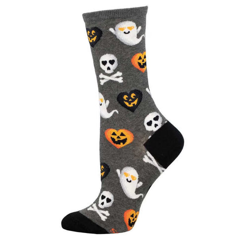 I Love Spooky Season (Charcoal) Crew Socks S/M