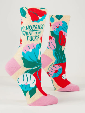 Menopause. What The F*ck? Women's Crew Sock