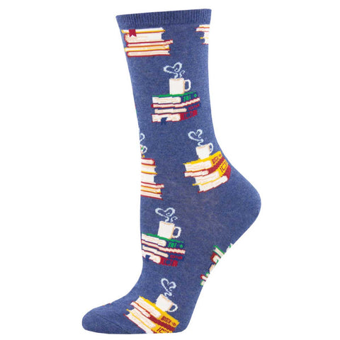 Love Stories (Heather Blue) Crew Socks S/M