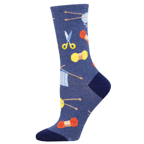 Get Knit (Blue) Women’s Crew Socks