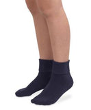 Smooth Toe Organic Cotton S/M Turn Cuff Socks (Asst. Colors-1 pair)