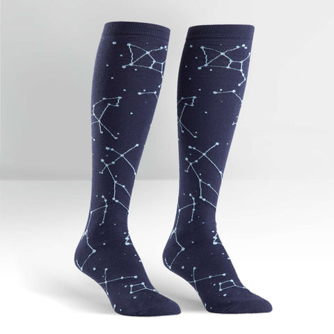 Night Sky Constellations Women's Knee Highs