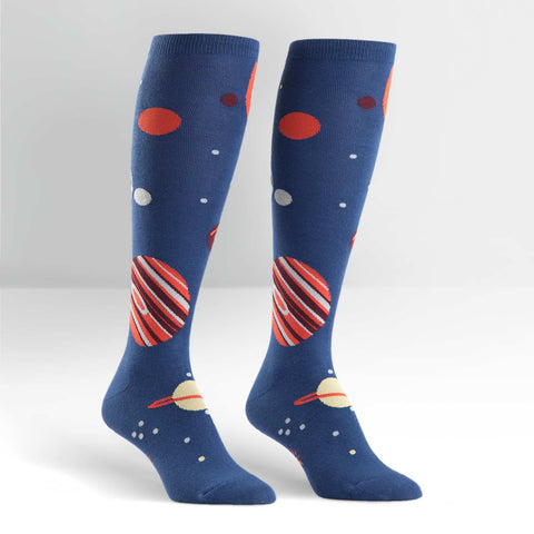 Sock It To Me Planets Unisex Stretch-It Knee Highs