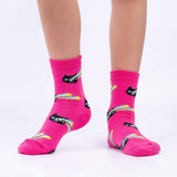 Space Cats Kids' (Age 3-6) Crew Socks 3-Pack