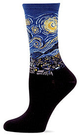 Starry Night Women's Crew Socks