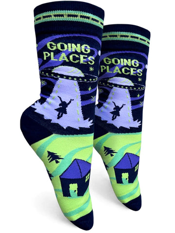 Going Places, Spaced Out Women's Crew Socks