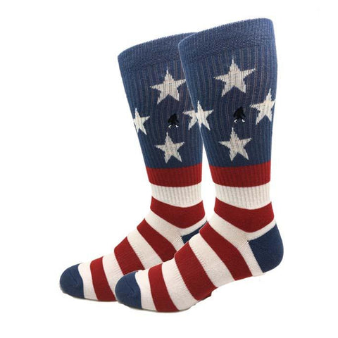 USA Flag Active Men's Crew Socks