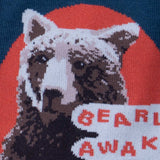 Bearly Awake Men's Crew Socks