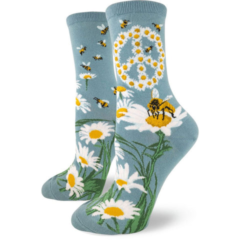 Give Bees a Chance Women's Crew Socks