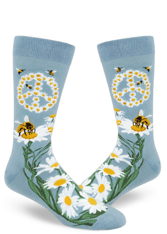 Give Bees a Chance Men's Crew Sock