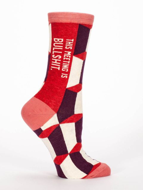Afhængig Retfærdighed drøm This Meeting Is Bull$h!t Women's Crew Socks – The Sock Shack in Portland  Maine