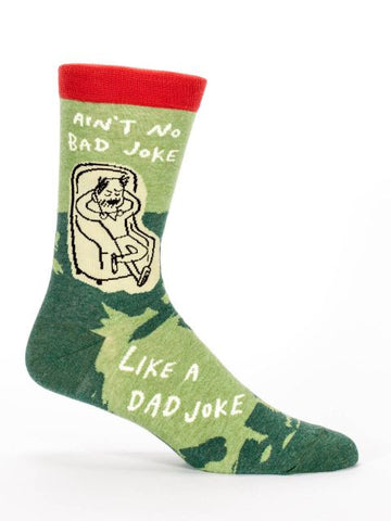 Ain't No Bad Joke Like A Dad Joke Men's Crew Socks