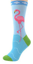 Flamingo Women's Crew Socks