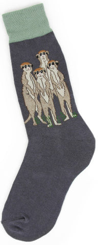 Meerkats Men's Crew Socks