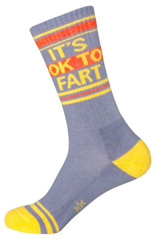 It's Okay To Fart Unisex Crew Socks