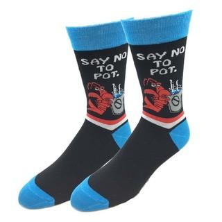 Say No to Pot!  (Lobster)  Men's Crew Socks