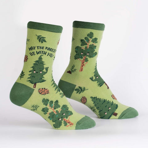 May the Forest Be With You Women's Crew Sock