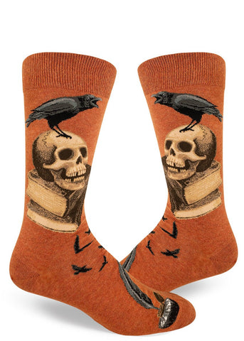 Nevermore Men's Crew Sock