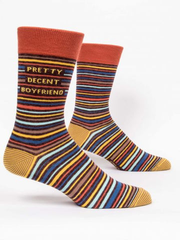 Pretty Decent Boyfriend Men’s Crew Socks