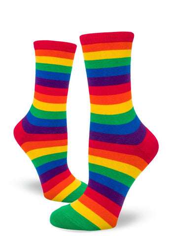 Classic Rainbow Women's Crew Sock