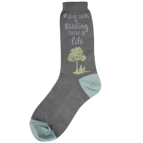 Reading is Life Women's Crew Socks