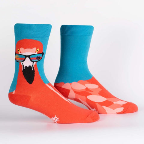 Ready to Flamingle Flamingo Men's Crew Socks