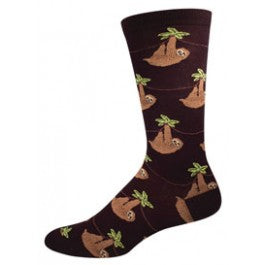 Sloth (Black) Men's Crew Socks