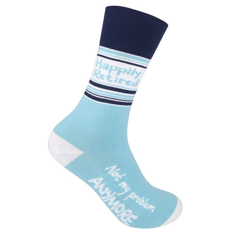 Happily Retired Unisex Crew Socks