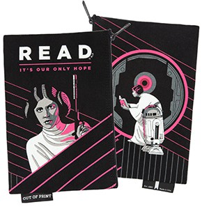 Star Wars Leia Read Zippered Canvas Pouch