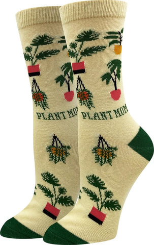 Plant Mom Women's Crew Socks