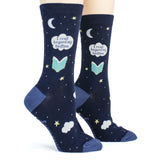 I Read Beyond My Bedtime Women's Crew Socks