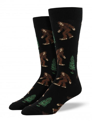 Bigfoot (Black) King Size Men's Socks