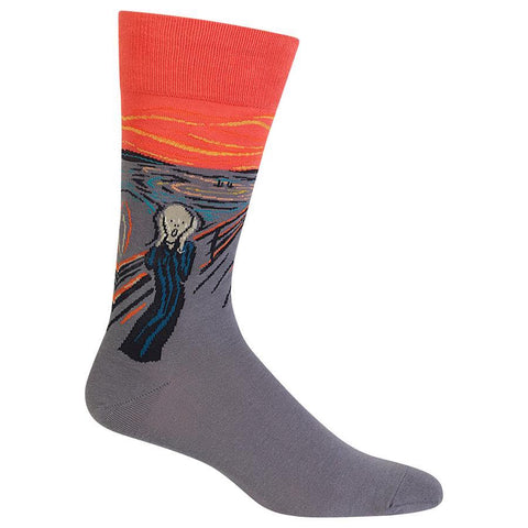 The Scream Men's Crew Sock