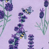 Lavender and Bees Stretch-It Knee Highs