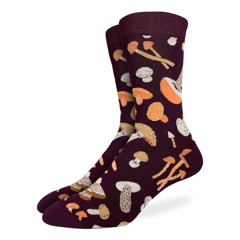 Mushrooms King Size Crew sock (13-17)