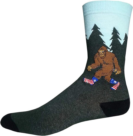 Classic Bigfoot King Size Men's Crew Socks
