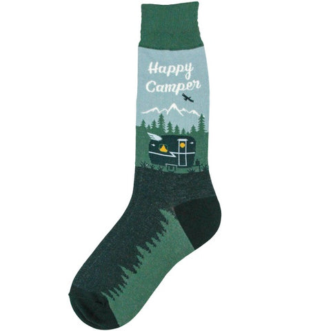 Happy Camper Men's Crew Socks