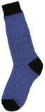 Pi (Blue) Men's Crew Socks